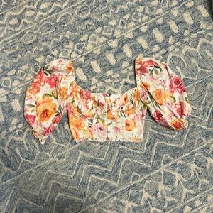 For Love and Lemons Puff Sleeve Top